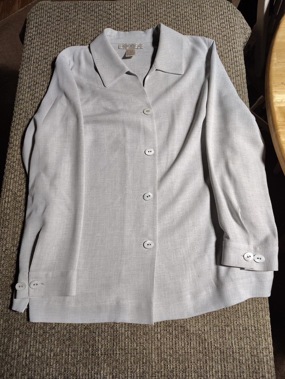 Elana by Tanner Light Blue size 16 women's zip up blazer jacket W/Matching Pants